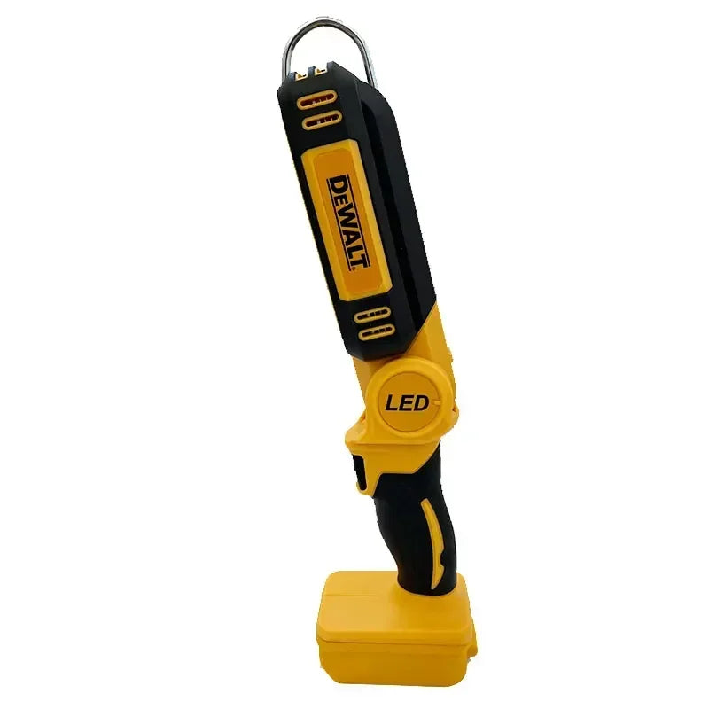 DEWALT 20V Lithium Battery 90 Degree Multifunctional Folding Work Light Portable Camping Light Emergency Flashlight Car Service