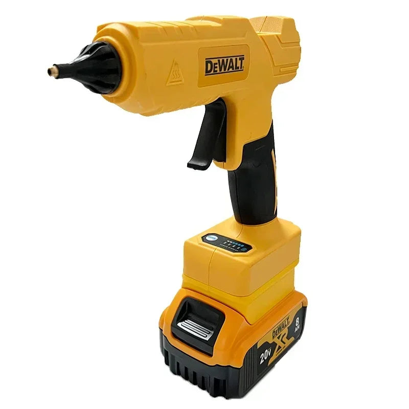 Dewalt Cordless Electric Handheld Hot Glue Gun Repair DIY Tool Hot Melt Welding Hot Air Gun Anti-scald Nozzle for 20V Battery