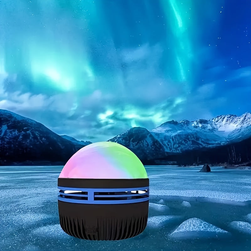 USB-Powered LED Northern Lights - Perfect for Bedroom Ambiance, Home Theater Decor, Halloween & Christmas - Available in Black or White, Christmas Decor