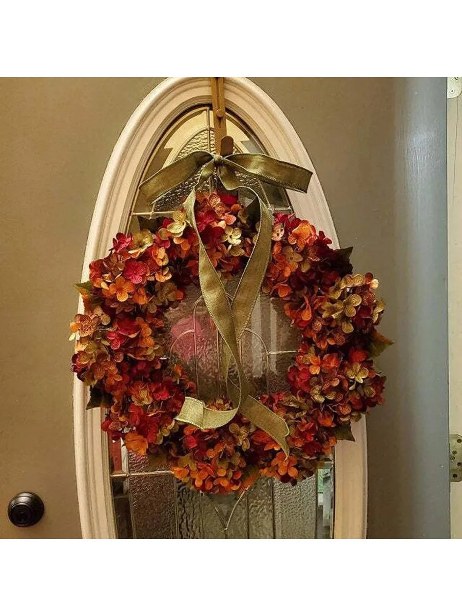 Christmas Indoor & Outdoor Decorations, Autumn Flowers, Thanksgiving Wreaths, Restaurant Party Holiday Wreath Door Decor