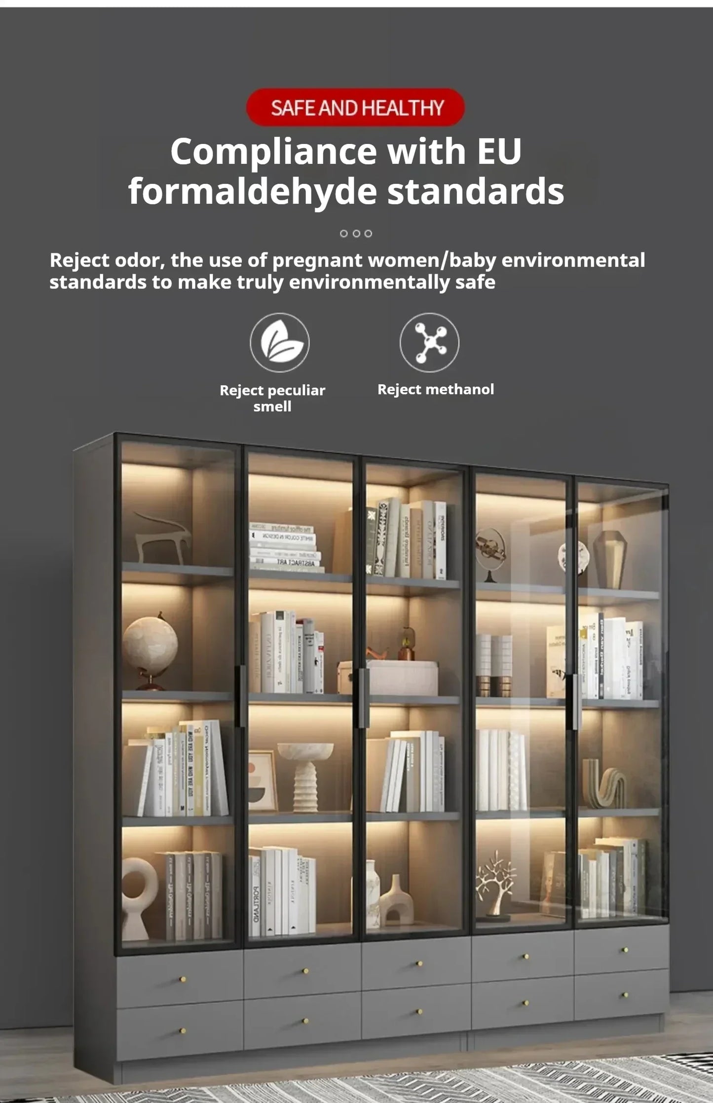 Mid Century Modern Bookcase Cubby Storage Shelf Wall Floating Bookcase Display Stand Estanteria Libros Replica Furniture