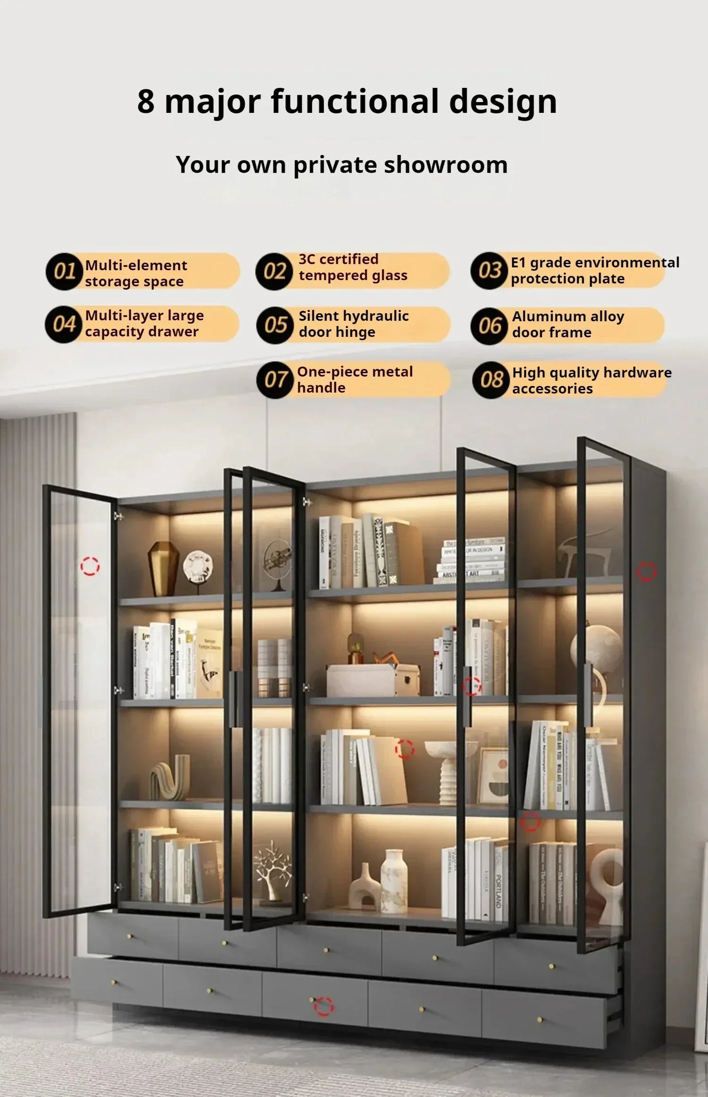 Mid Century Modern Bookcase Cubby Storage Shelf Wall Floating Bookcase Display Stand Estanteria Libros Replica Furniture