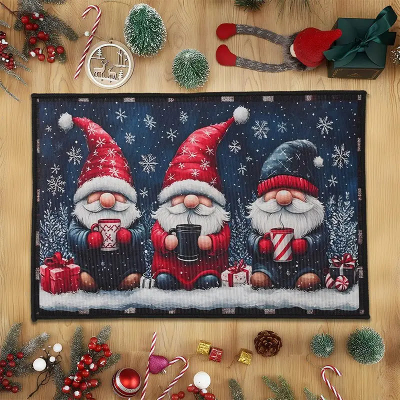Christmas Welcome Doormat Outdoor Carpet Merry Christmas Decorations For Home 2025 Navidad Xmas Ornament Gifts New Year Decor