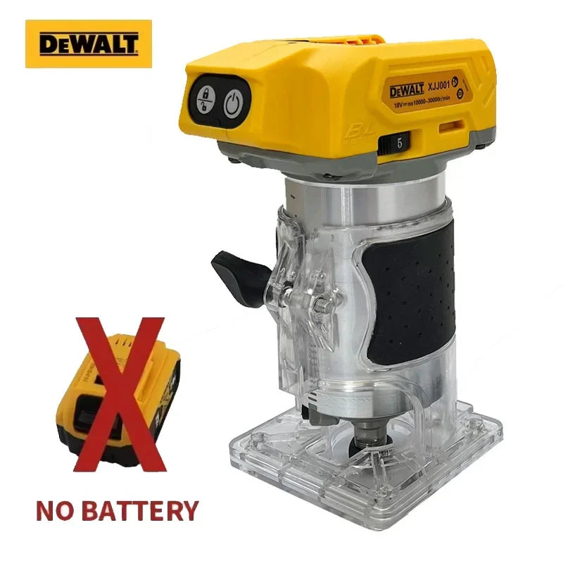 Dewalt Electric Trimmer Brushless 33000RPM Cordless Woodworking Trimming Machine Wood Router Milling Engraving Slotting Machine