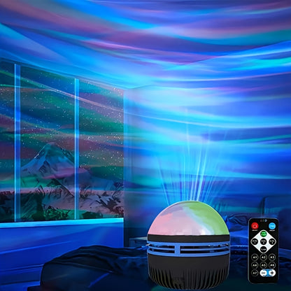 USB-Powered LED Northern Lights - Perfect for Bedroom Ambiance, Home Theater Decor, Halloween & Christmas - Available in Black or White, Christmas Decor