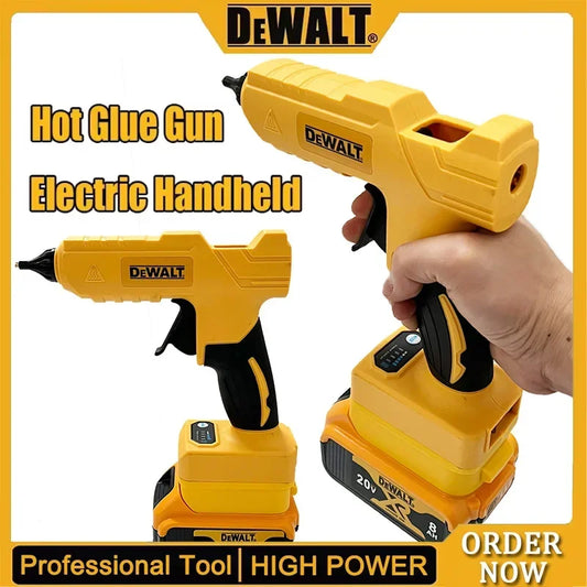 Dewalt Cordless Electric Handheld Hot Glue Gun Repair DIY Tool Hot Melt Welding Hot Air Gun Anti-scald Nozzle for 20V Battery