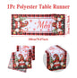 Christmas Table Runner Merry Christmas Decoration for Home Xmas Party Decor 2025 Navidad Notal Noel Ornament Happy New Year 2026