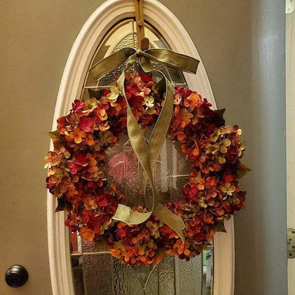 Christmas Indoor & Outdoor Decorations, Autumn Flowers, Thanksgiving Wreaths, Restaurant Party Holiday Wreath Door Decor