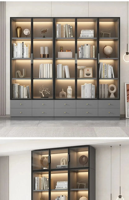 Mid Century Modern Bookcase Cubby Storage Shelf Wall Floating Bookcase Display Stand Estanteria Libros Replica Furniture