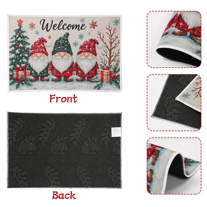 Christmas Welcome Doormat Outdoor Carpet Merry Christmas Decorations For Home 2025 Navidad Xmas Ornament Gifts New Year Decor
