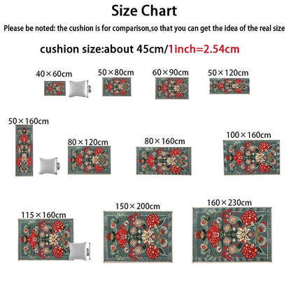 VIKAMA Halloween Carpet Cute Ghost Pumpkin Doormat Welcome Mat Rug For Bedroom  Live Room Carpet Outdoor Carpet Home Decoration