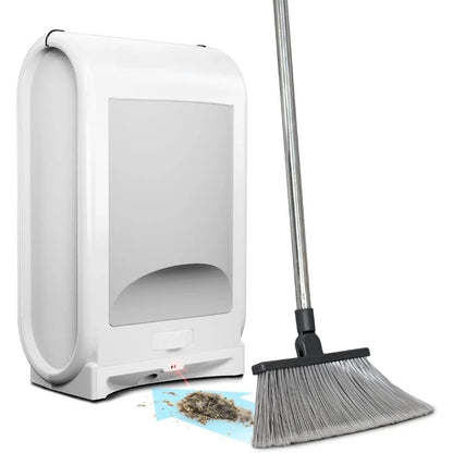 Touchless Vacuum Automatic Dustpan - Ultra Fast & Powerful - Great For Sweeping Salon Pet Hair Food Dirt Kitchen