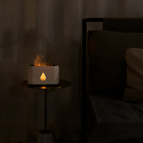 Home Appliances Mini Remote Control Flame Diffuser Air Humidifier