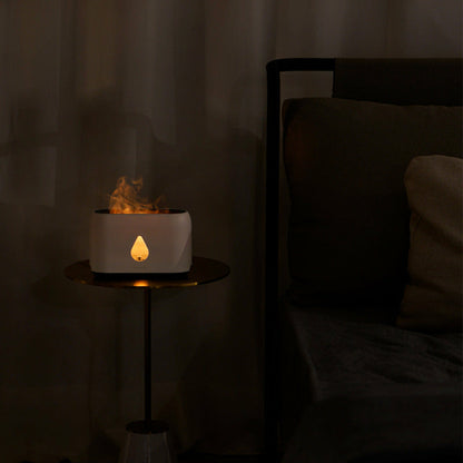 Home Appliances Mini Remote Control Flame Diffuser Air Humidifier
