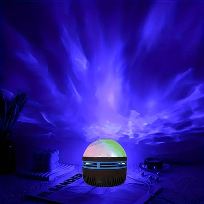 USB-Powered LED Northern Lights - Perfect for Bedroom Ambiance, Home Theater Decor, Halloween & Christmas - Available in Black or White, Christmas Decor